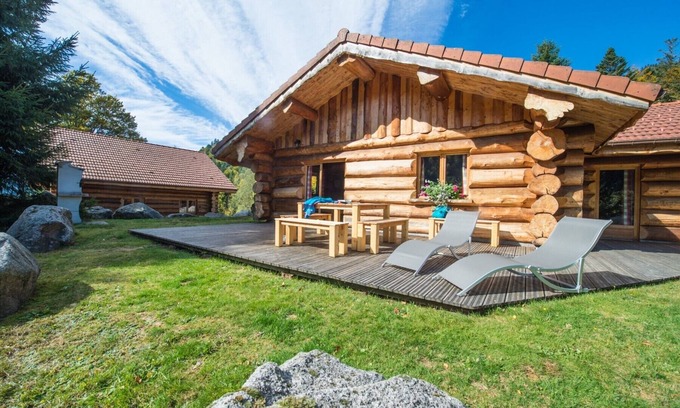 La Bresse Ski Chalet | Magnifique chalet rondins de 65 m² à La Bresse, calme, terrasse plein sud, pmr