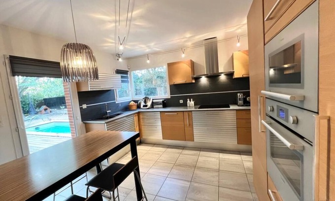 Trois Cocus - Borderouge - Croix-Daurade - Paleficat House | Maison Climatisée Avec Piscine