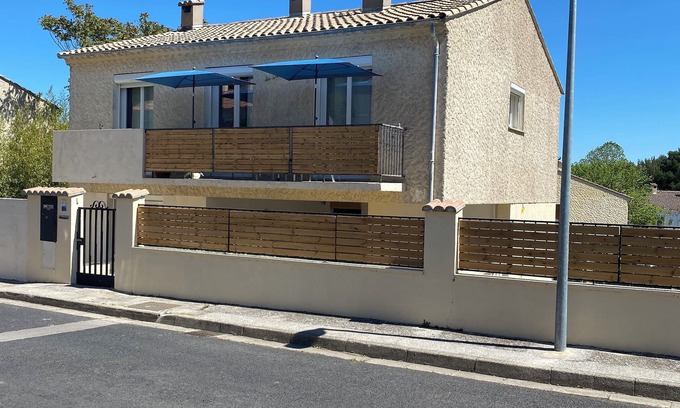 Le Cres House | Maison Familliale Proche de Montpellier au Calme Avec Piscine