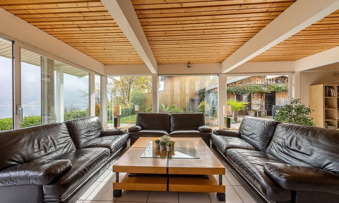 Bredannaz Villa | Maison Lacustre – Maison contemporaine avec vue panoramique sur le lac d’Annecy