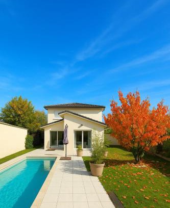 Marcy-l'Etoile Villa | Maison moderne 5 personnes, proche Lyon