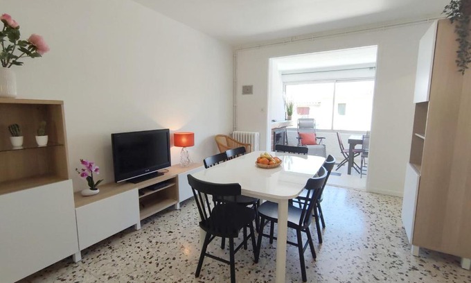 Balaruc-les-Bains House | Maison T4 lumineuse avec jardin, à 10 min des Thermes, classée 3 étoiles, centre-ville de Balaruc-les-Bains - FR-1-503-164