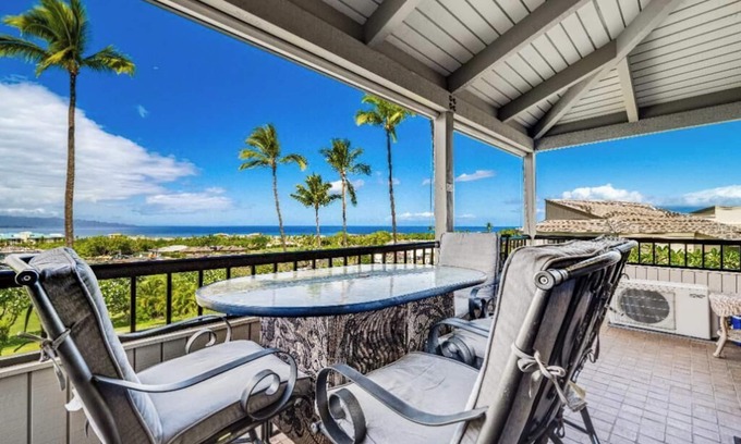 Wailea Condo | Majestic Golf Course & Sweeping Ocean Vistas at Wailea Ekolu 312