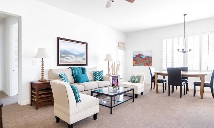 La Quinta Villa | Majestic Mountain Views- 2 private patios- 2 bed/2 bath sleeps 6- 064225