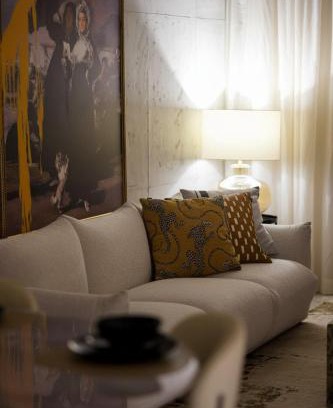 Hera Street Apartment | Manazel AL-Diriyah ALZahra 2BR Stylish Stay 75TV 6