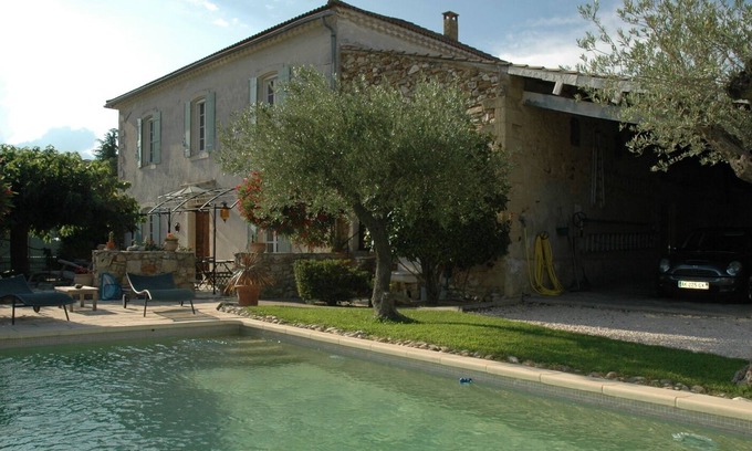 La Bastide-d'Engras House | mansion with swimming pool in a very beautiful village near Uzès