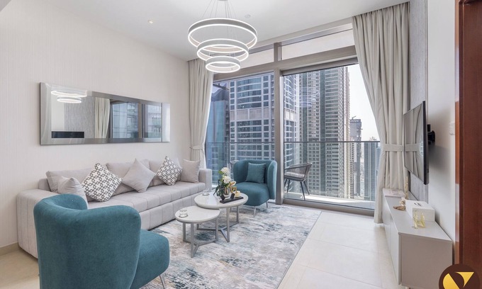 Dubai Marina Apartment | Marina Gate Pool view with balcony Beach
