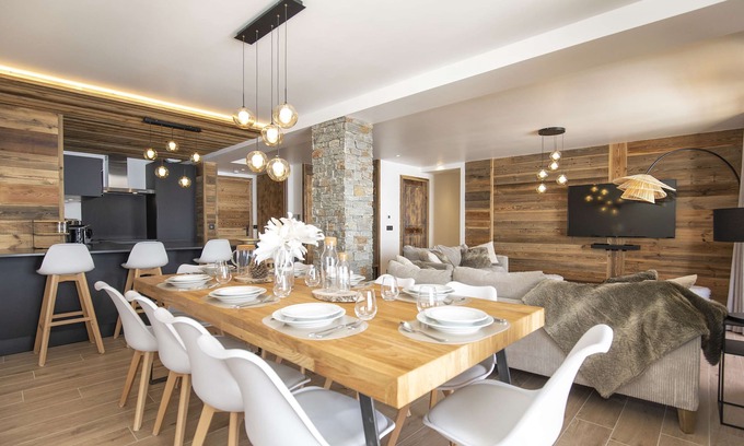 Bonneval-sur-Arc Apartment | Marmotte 103 - New apartment up to 10 guests with stunning view