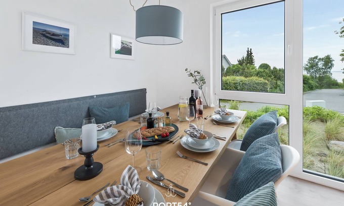 Bockholm House | Marsvin - roof terrace, garden furniture, barbecue, shower, washing machine, electric charging station