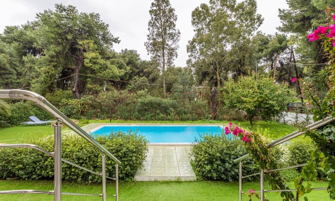 Isthmia Villa | Marvelous, Secluded Villa, Kavos-3 Min from the beach