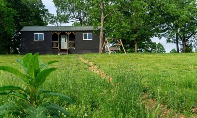 Marshall House | Meadow View Tiny Home Style Cabin near the Buffalo River. Pet Friendly