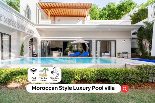 Si Sunthon Villa | Menara - 3 BR Private Pool Villa - Moroccan Inspired - Bangtao Beach