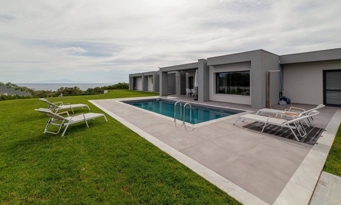 Nea Propontida Villa | Merelia Luxury Villas - Olivia with Heated Pool