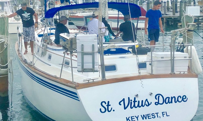 Historic Seaport Boat Rental | Miami Vice Sailboat Used For TV Series we moved out of the Perry Marina
