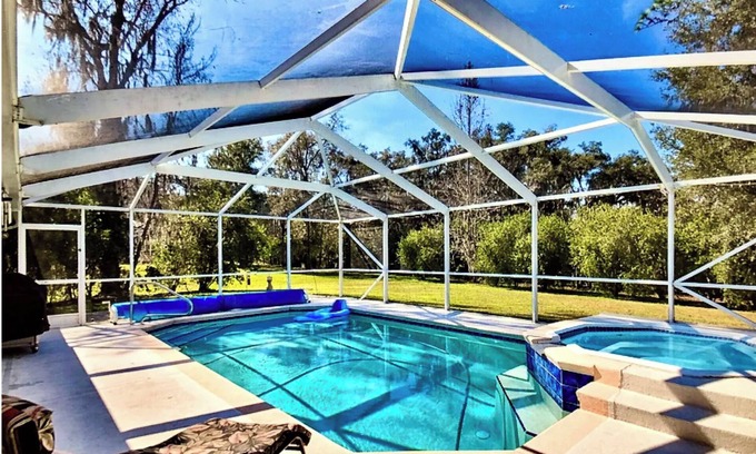 Fellowship House | Minutes from WEC:Private Pool & Spa, Dog Friendly in Golden HIlls Golf Community