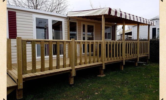 Coulanges House | MOBIL HOME 6/8P LUMINOSA CAMPING 4 STARS VAL DE LOIRE