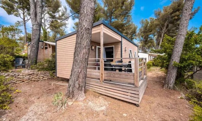 Argeles-sur-Mer House | Mobil-home | Comfort | 2 Bedrooms | 4 sleeps | Single terrace | A/C