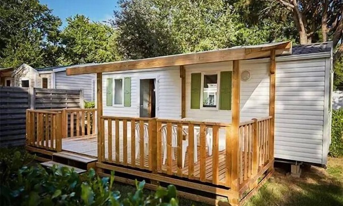 Carnac House | Mobil-home | Comfort | 1 Ch. | 2 pers. | Raised terrace