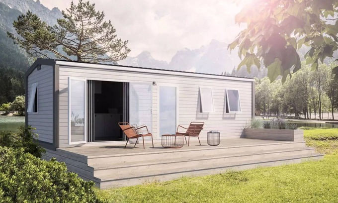 Vic-sur-Aisne House | Mobil-home | Premium | 3 Ch. | 6 pers. | Terrace Lounge | A/C | TV