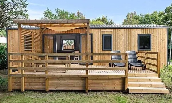 Wanroij House | Mobil-home | Premium | 3 Bedrooms | 6 sleeps | Raised terrace | A/C