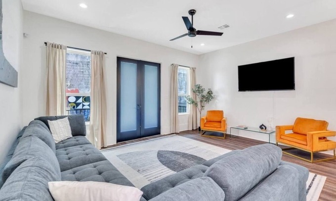 Mid-City House | Modern 5BR Mid-City Home: Patio, Balcony, Parking, Canal Streetcar line 3 blocks away