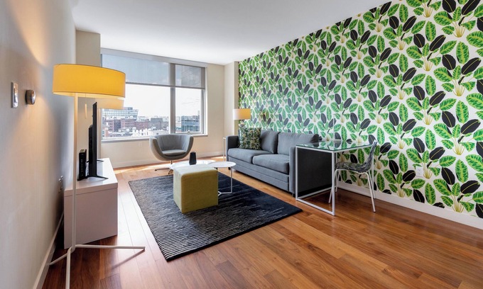 Seaport District Apartment | Modern and Spacious One Bedroom In Seaport