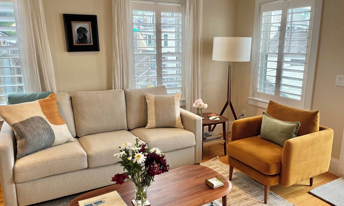 Commercial Street Condo | Modern beachfront condo with private deck, harbor views, and parking!