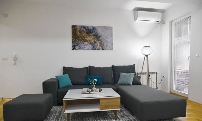 Skopje Region Apartment | Modern & Cozy near City Center ~ Balcony ~ Parking