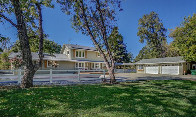 Palo Cedro Other | Modern Farmhouse on Cow Creek, close to Bethel, all on 3 acres with a pool!
