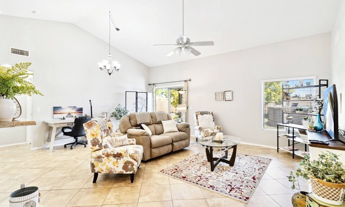 West Point Towne Center House | Modern Private Valley Retreat by Surprise Stadium!