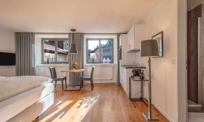 Wangen im Allgaeu Apartment | Modern Studio Apartment No. 14 in the City Center with Wi-Fi