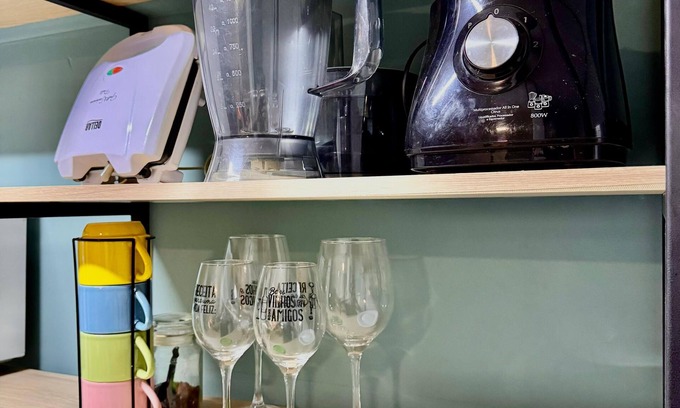 Centro Apartment | Modern studio in the heart of Belo Horizonte! With rooftop and sauna (entire apartment)