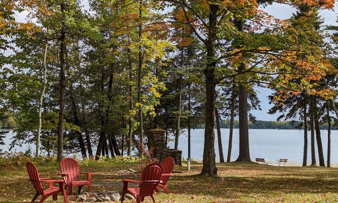 Remer House | Modern year-round lake home on Big Sand Lake. Easy access to the soo-line trail.