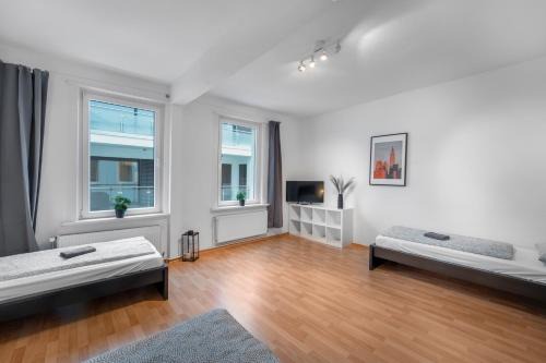 Celle Apartment | Moderne Wohnung mit Badewanne und Küche