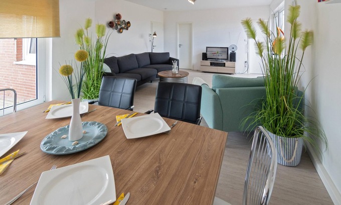 Dornumersiel House | Moderner Bungalow Meermaid in Strandnaher Lage