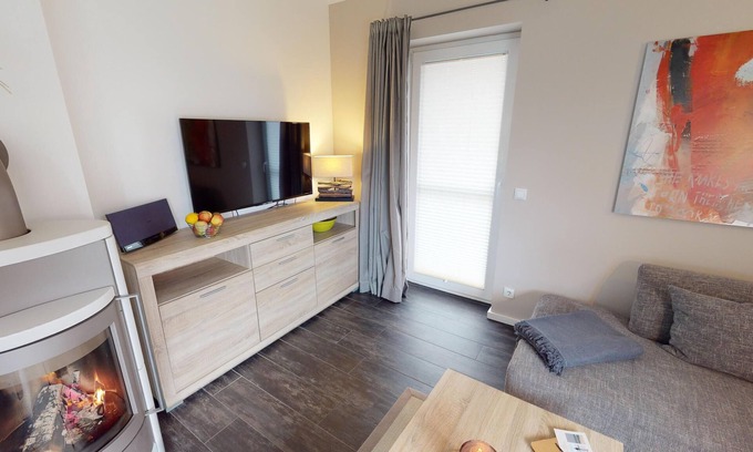 Pelzerhaken House | Modernes 4-zimmer-ferienhaus für 6 Personen mit Kamin & Sauna in Pelzerhaken