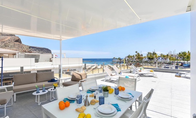 Playa de Mogan Apartment | Mogan Beachfront V&L by VillaGranCanaria