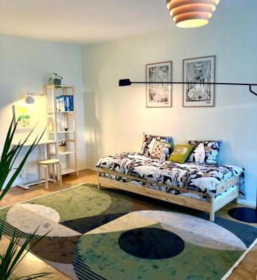 Keskinen District Apartment | Moomin Lover Home in Central Helsinki - Pool & Sauna