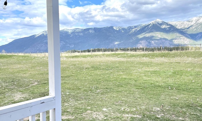 Columbia Falls Cabin | Mountain Cabin with mountain range views on 1 acre 20 min from Glacier Natl Park