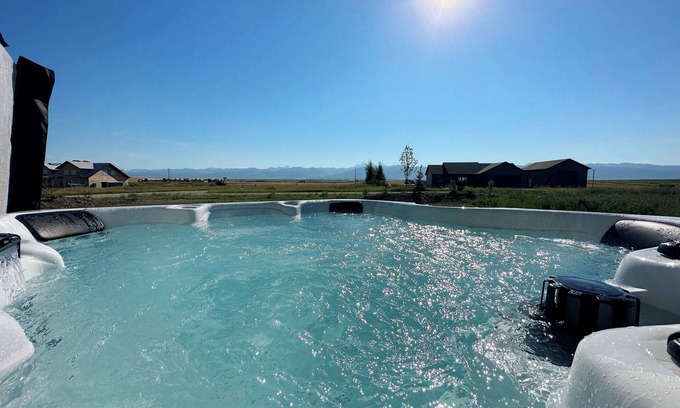 Driggs House | Mountain Modern Escape w/Hot Tub + Teton Views