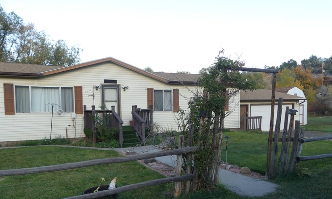 Collbran House | Mountain Retreat 1.2 acres, secluded but with walking distance of town.