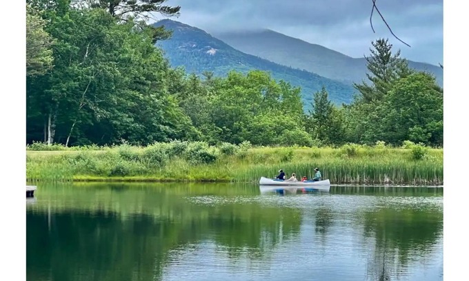 Campton Ski Chalet | Mountain View, Lake, Private Dock, Pool&amenities