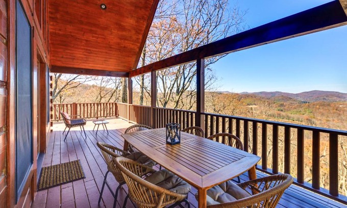 Sparta House | Mtn-View Blue Ridge Cabin on Over 2 Acres!
