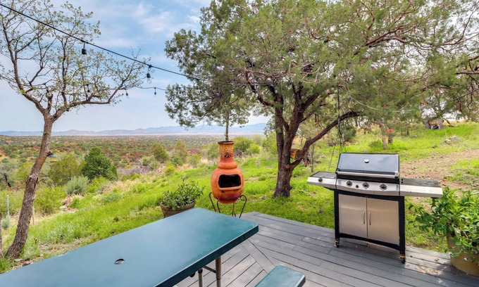 Patagonia Cabin | Mtn-View Gem on 20 Acres: Patagonia Cabin Hideaway