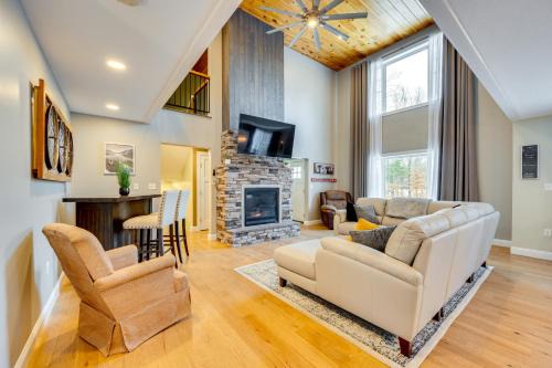 Birch Hill House | Mtn-View Gem with Hot Tub and Fire Pit in North Conway