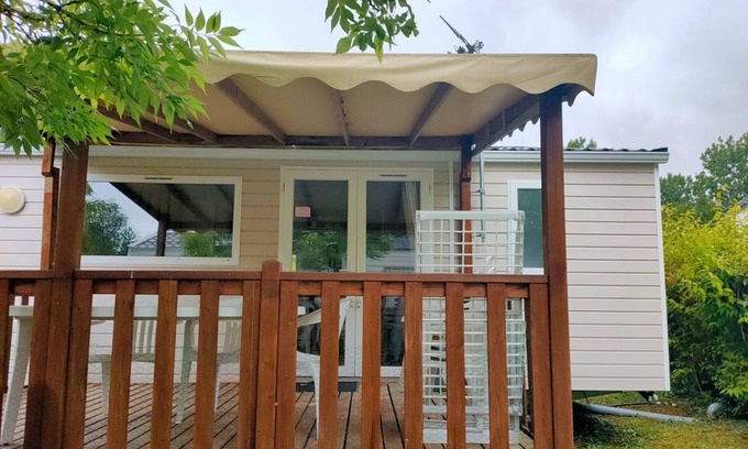 Onzain House | Nat & Mayou Mobile home for 6/8 people at Domaine de Dugny