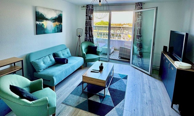 Trois Cocus - Borderouge - Croix-Daurade - Paleficat Apartment | Near Centre/Gare Cosy Superb Terrace prkg/wifi