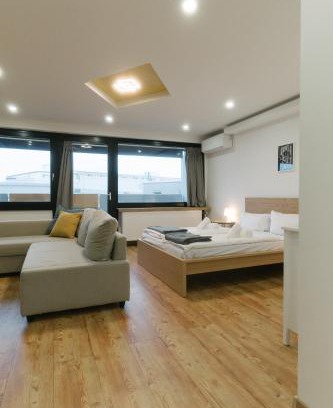 Innenstadt-West Apartment | NEUES Apartment in Top Lage, free Parking max 1,65m Höhe und 1,8m Breite