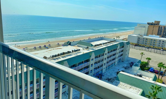 Ortona Park Apartment | NEW Amazing Ocean View Studio in Daytona Beach!