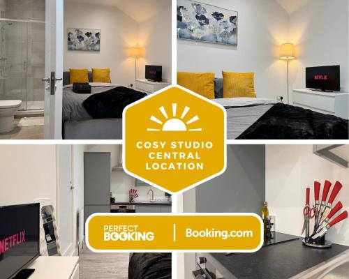 Maidstone Apartment | New! Bright, Cosy & Central With Skylight & Smart TV